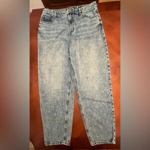 Joe Fresh Mom Fit Acid Wash Jeans 32